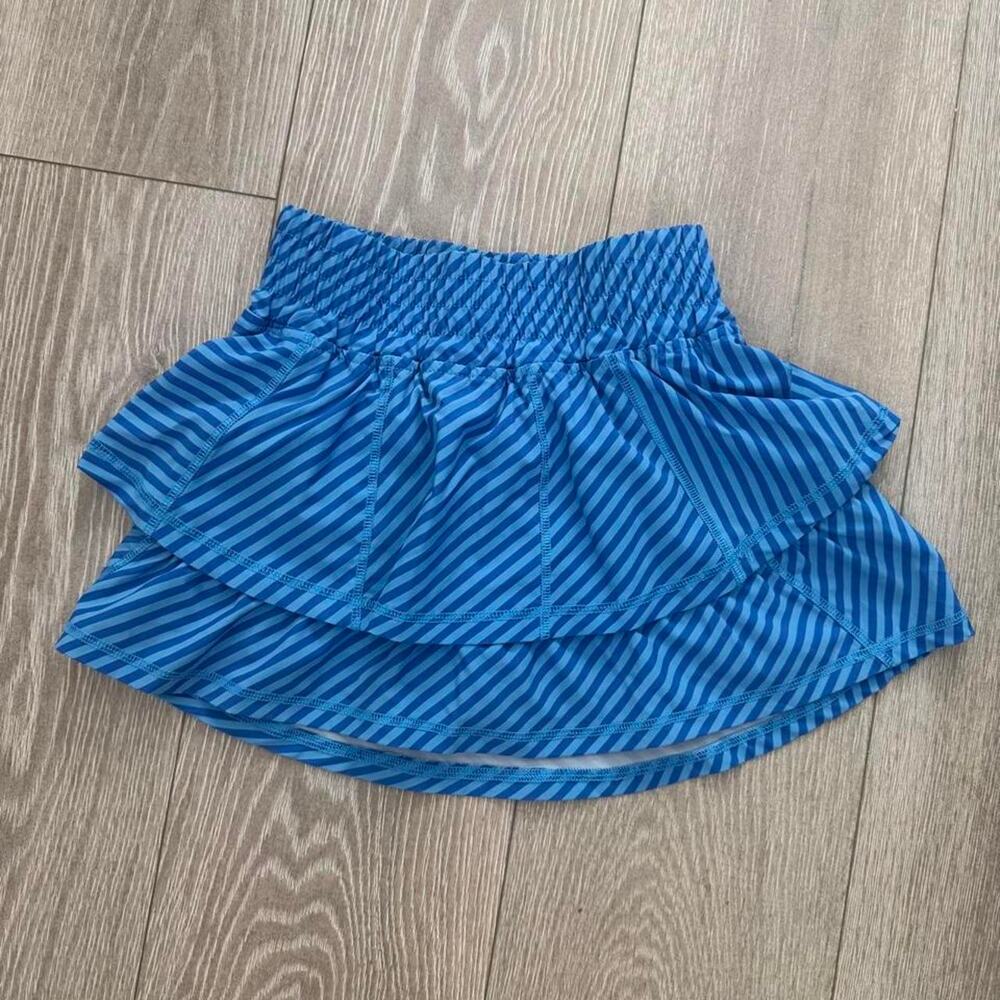 The bubble blue girls striped